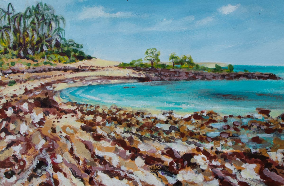 Nightcliff's Finger Rocks by Vicki Bosisto 
