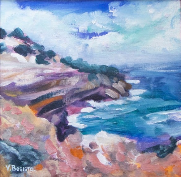 Whalers Way by Vicki Bosisto  Image: Captured in hues of untamed beauty, a rugged slice of Whalers Way near Port Lincoln, South Australia, whispers tales of untold adventures and the timeless dance between land and sea.