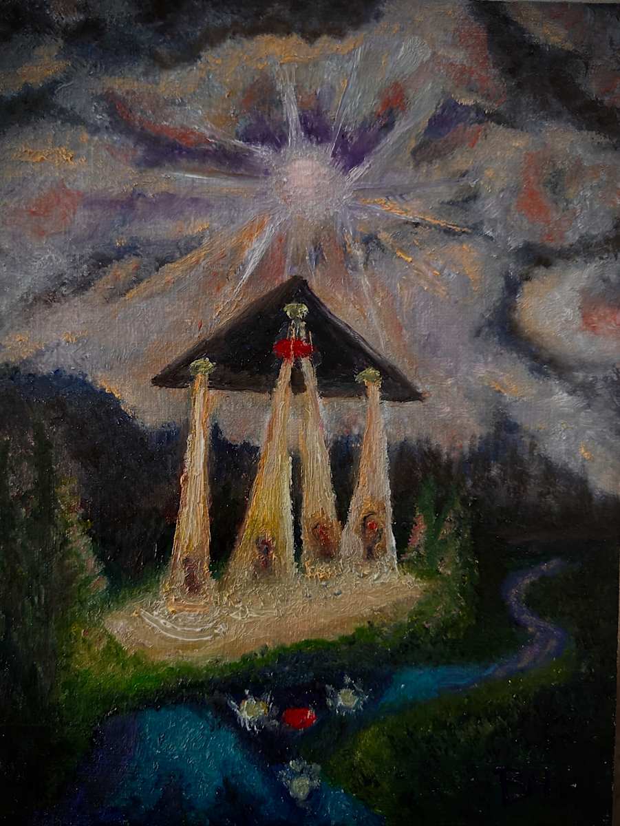 Moonlight Visitors by Brian Hugh Wagner 