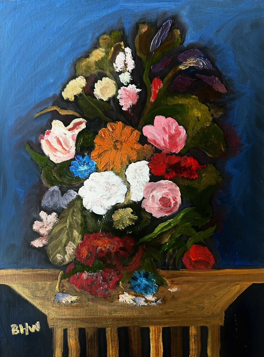 Flowers on the Mantle by Brian Hugh Wagner 