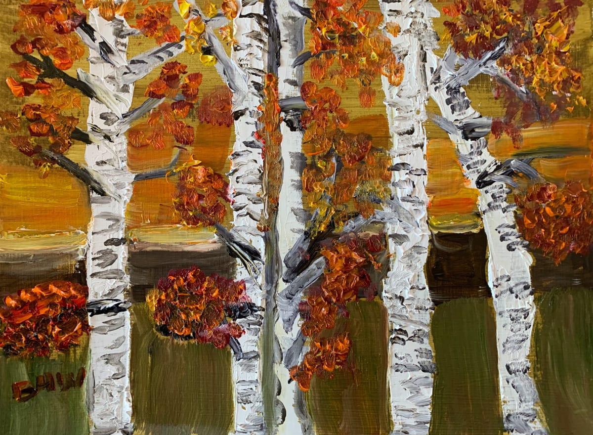 Sunset Aspens 