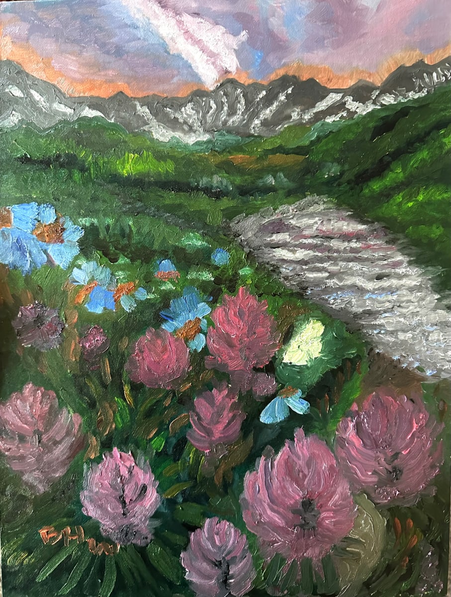 Sunset Flowers by Brian Hugh Wagner, Image 1.