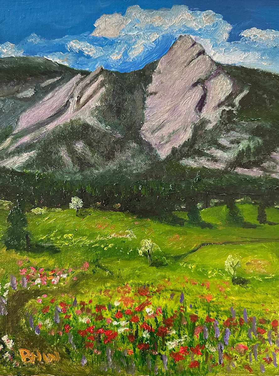 Flat Iron Flowers by Brian Hugh Wagner 