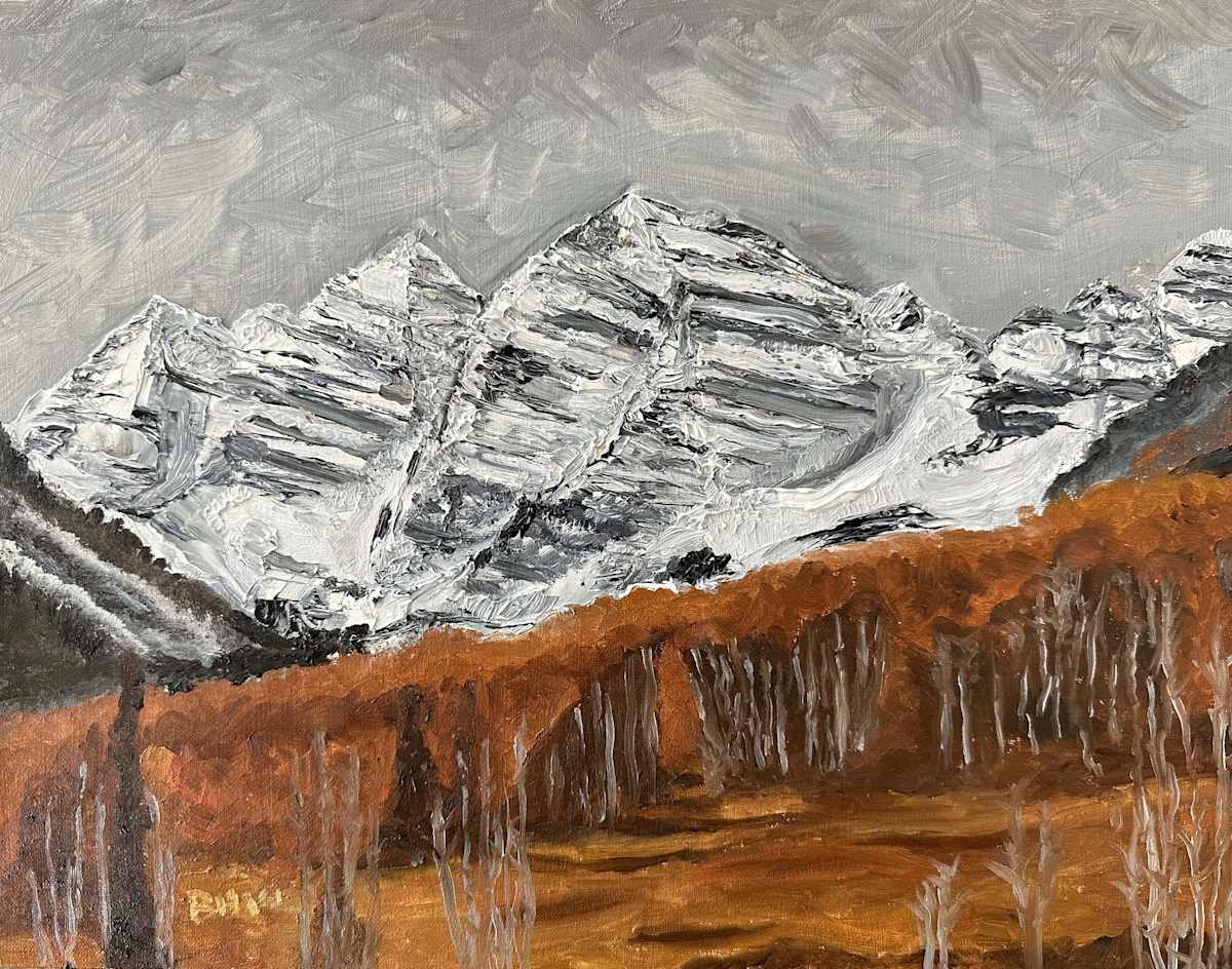 Maroon Bells 1 by Brian Hugh Wagner, Image 1.