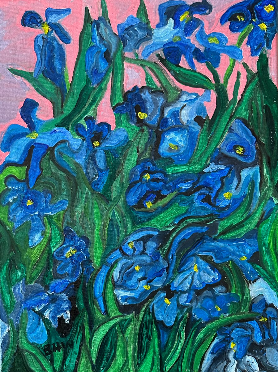 My Blue Irises by Brian Hugh Wagner 