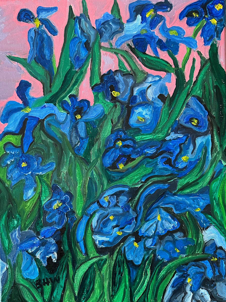My Blue Irises by Brian Hugh Wagner, Image 1.