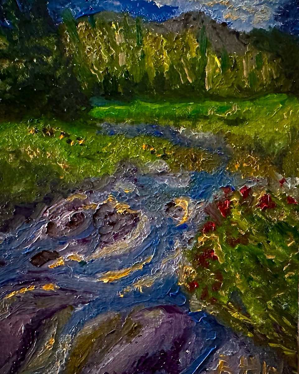 On Golden Creek by Brian Hugh Wagner 