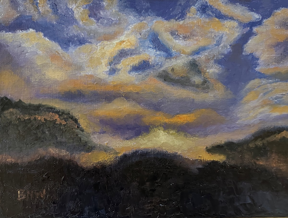 Purple Sunset by Brian Hugh Wagner 