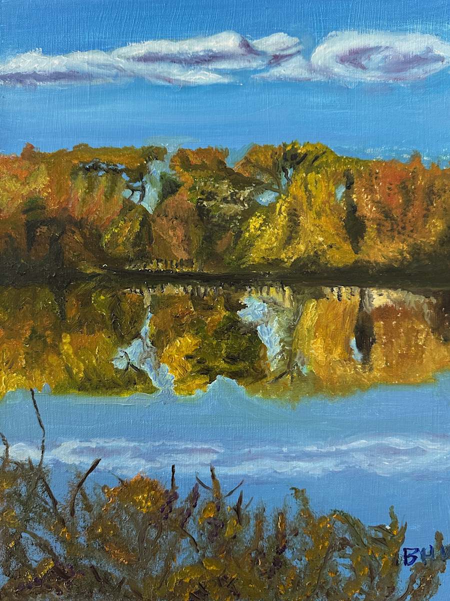 Reflections in Blue by Brian Hugh Wagner, Image 1.