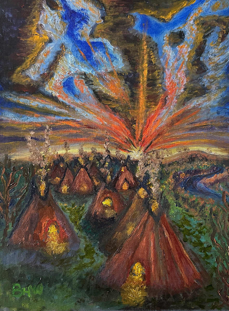 Tipis of Time by Brian Hugh Wagner, Image 1.