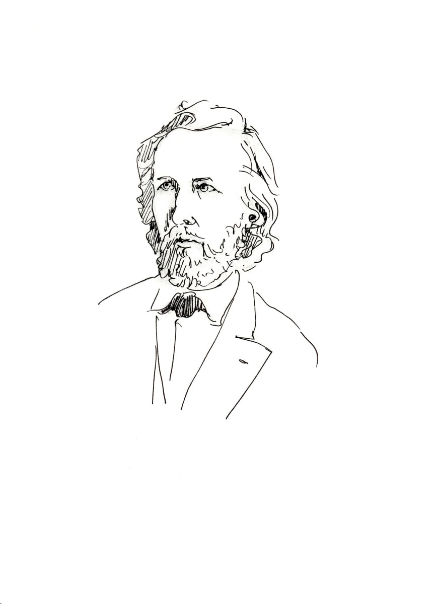 Ernst Haeckel by Abby McBride 