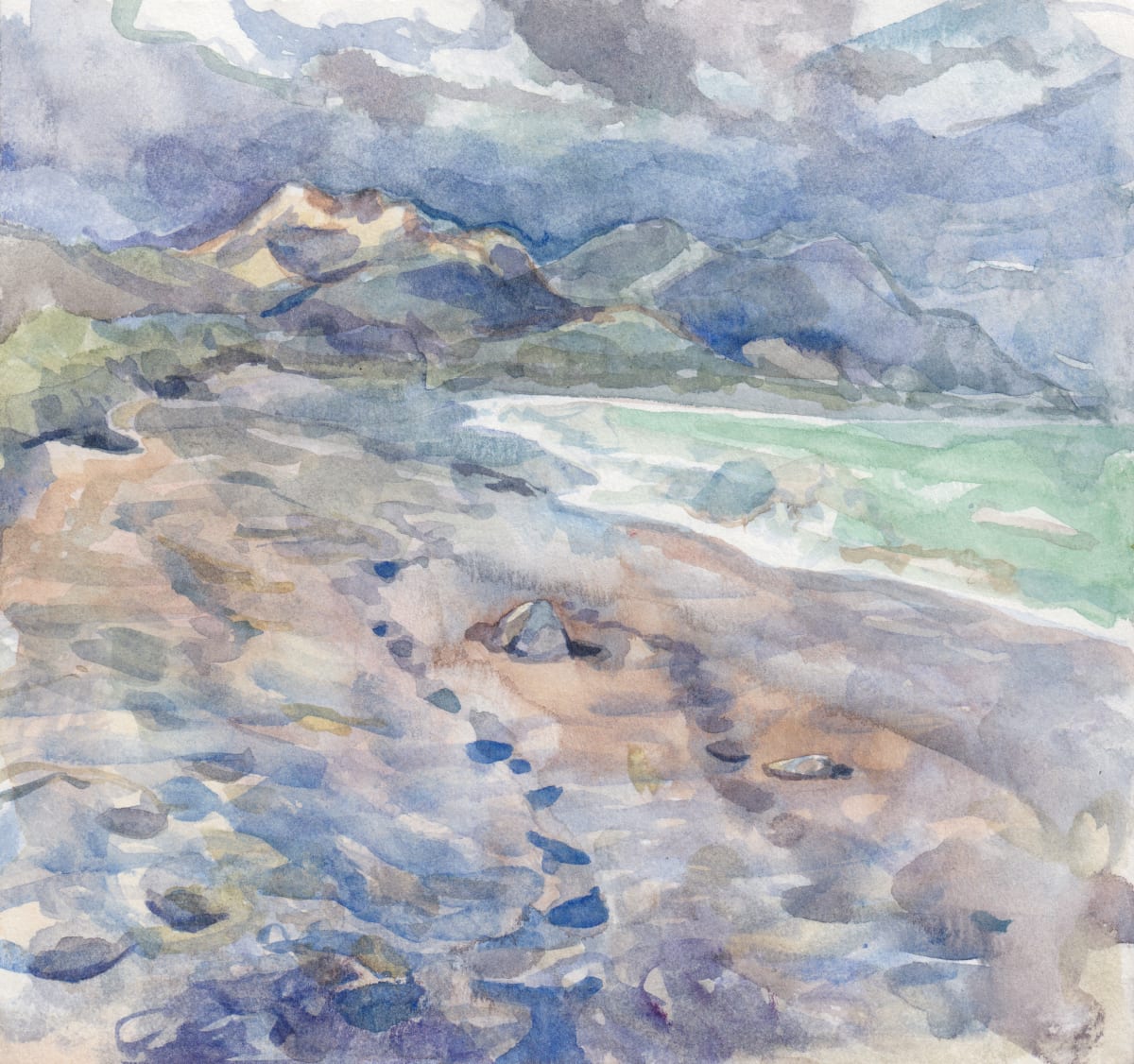 Kaikōura Beach by Abby McBride 