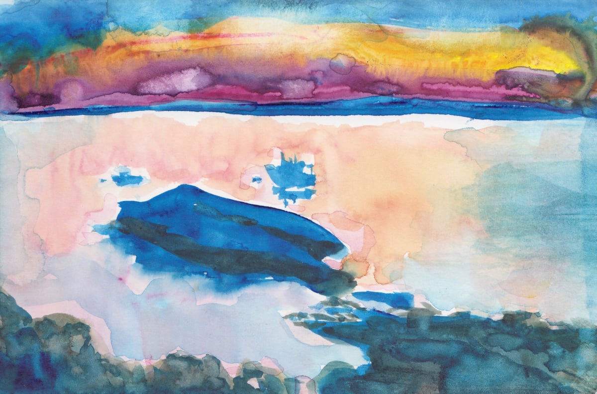 Lurid sunset by Abby McBride 