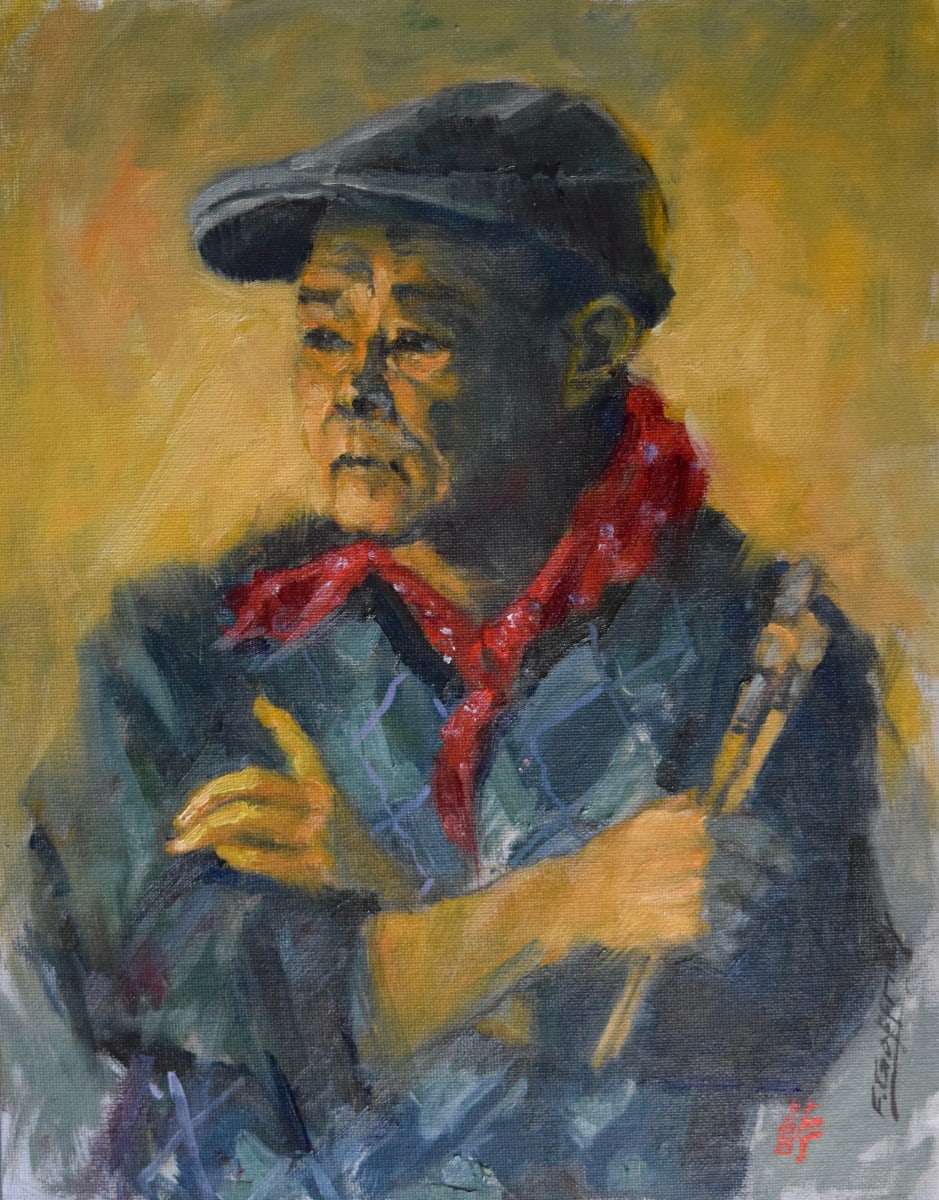 Artist by Frank E. Gaffney  Image: Painted from a model.