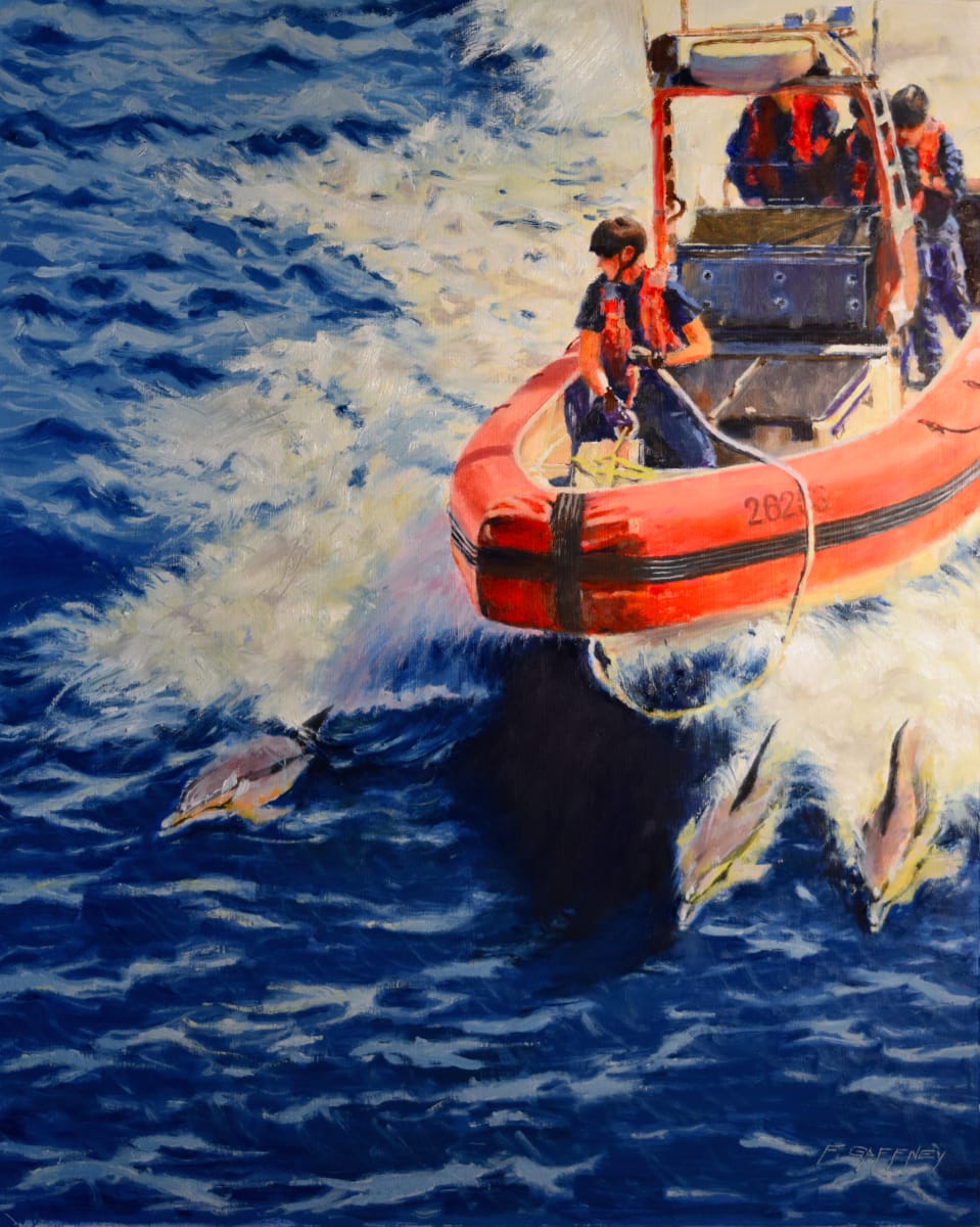 Dolphin Escort by Frank E. Gaffney 