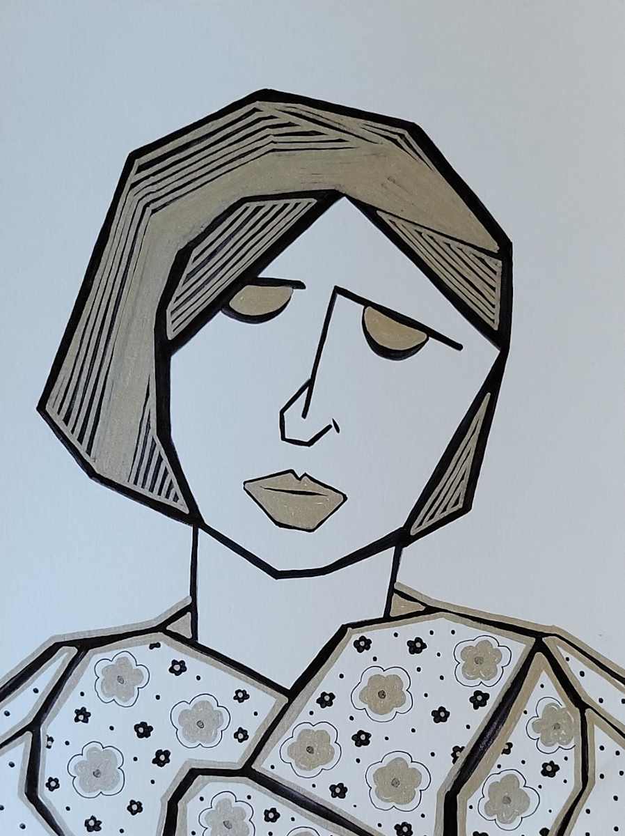 Geometric Woman #2 by Kimberly McGraw Moore 