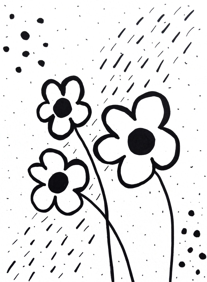 Rainy Day Daisies by Kimberly McGraw Moore 