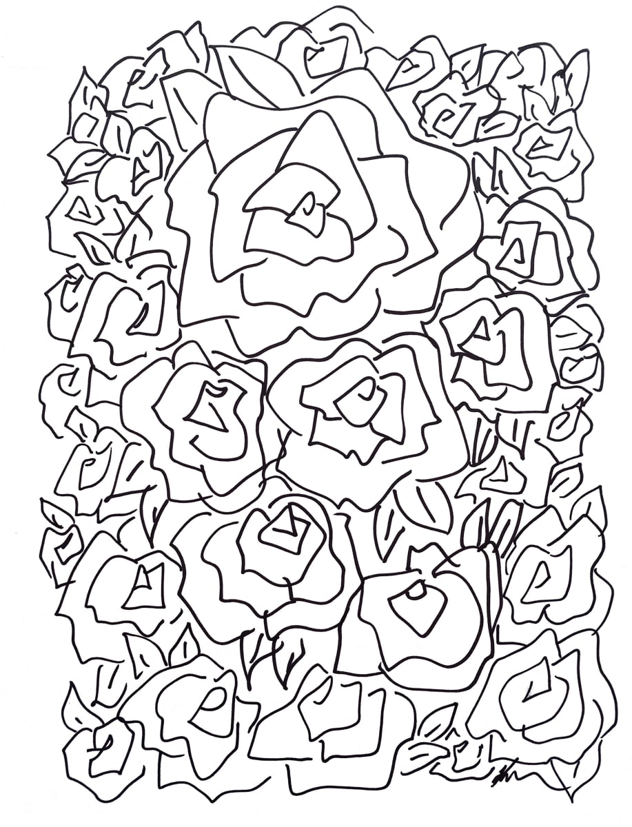 Sketchy Roses 2 by Kimberly McGraw Moore, Image 1.