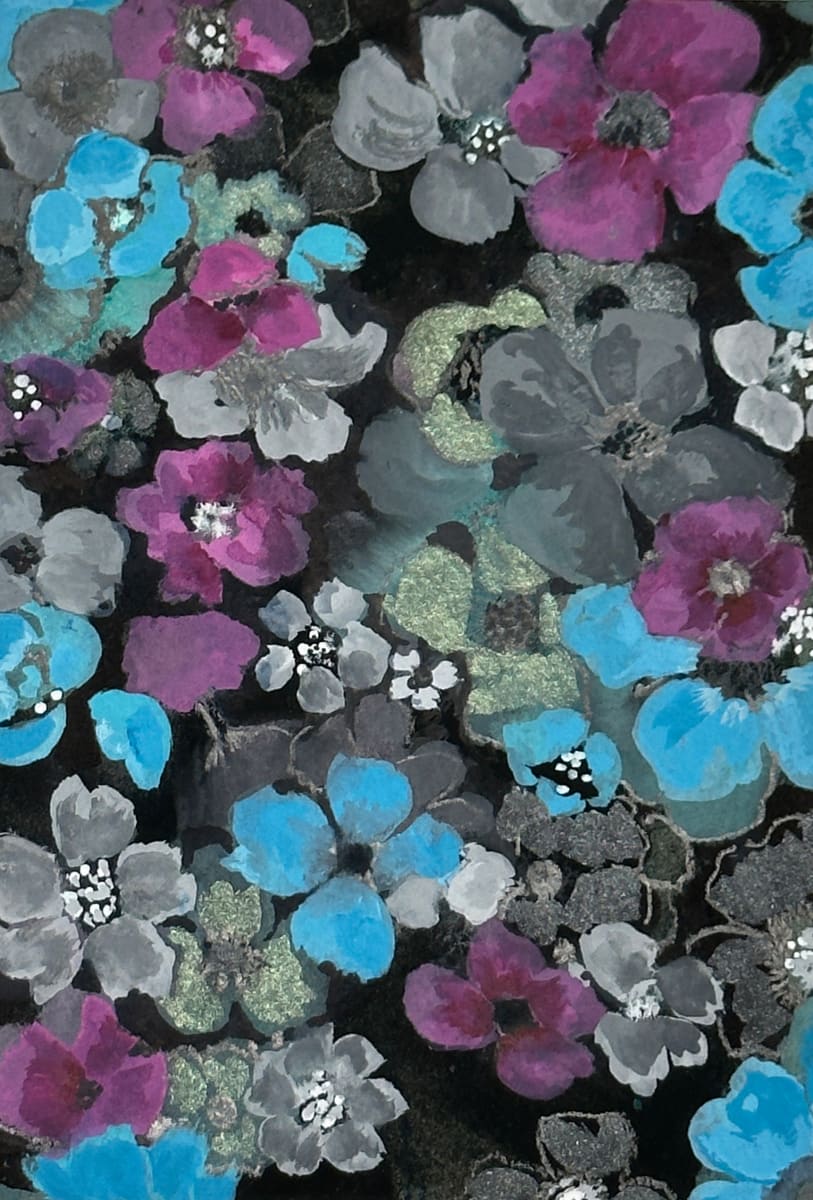 Night Floral Mix by Hannah Rosenberg 