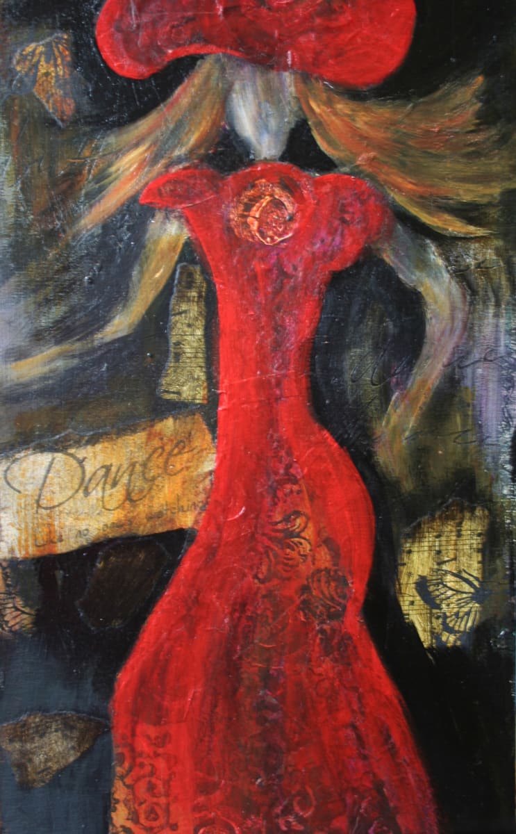 Lady in Red by Patt Scrivener, Image 1.