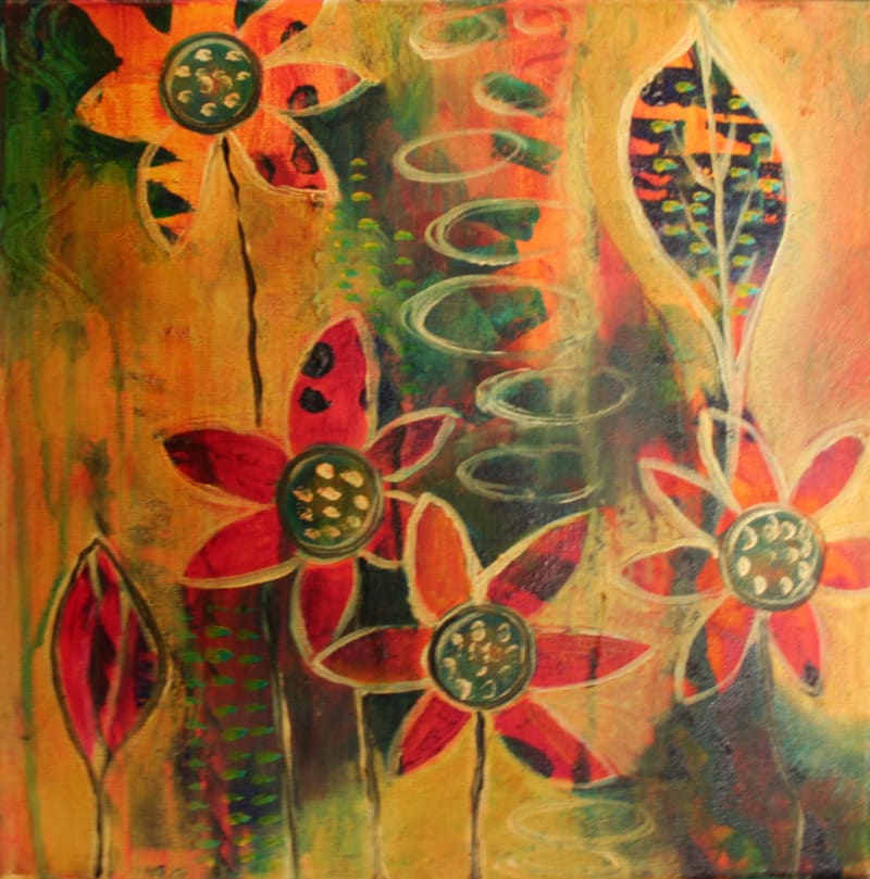Summer Garden by Patt Scrivener AFCA, Image 1.
