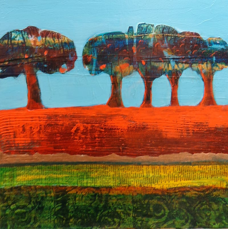 Trees in A Row by Patt Scrivener, Image 1.