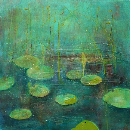 Zen Pond by Patt Scrivener AFCA, Image 1.