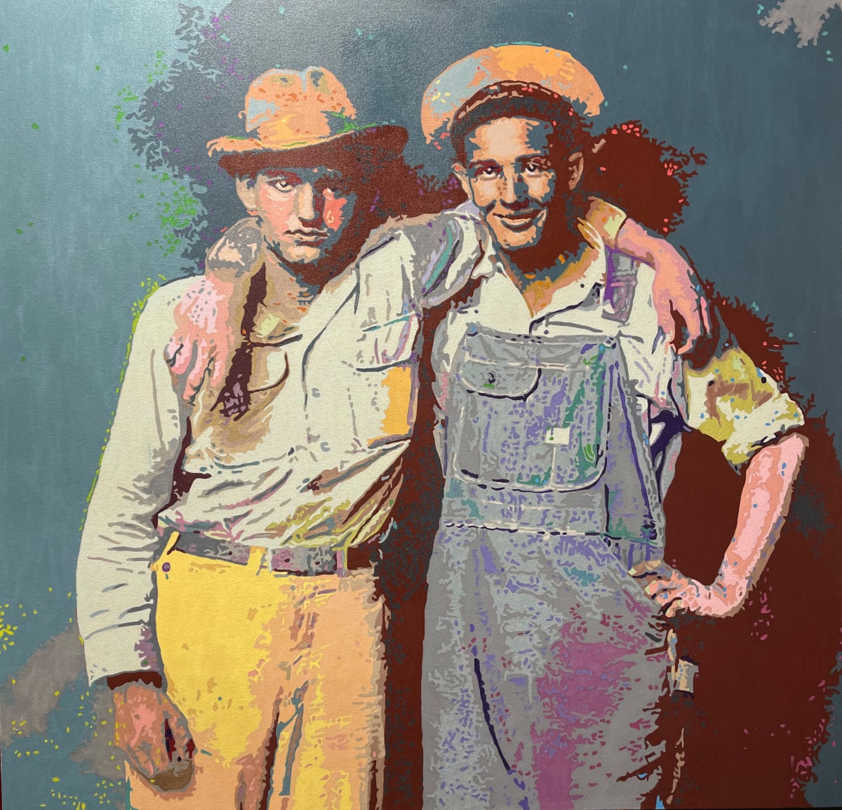 DanAndy by Ed Chaney  Image: The Farms petrol station attendant and best bud