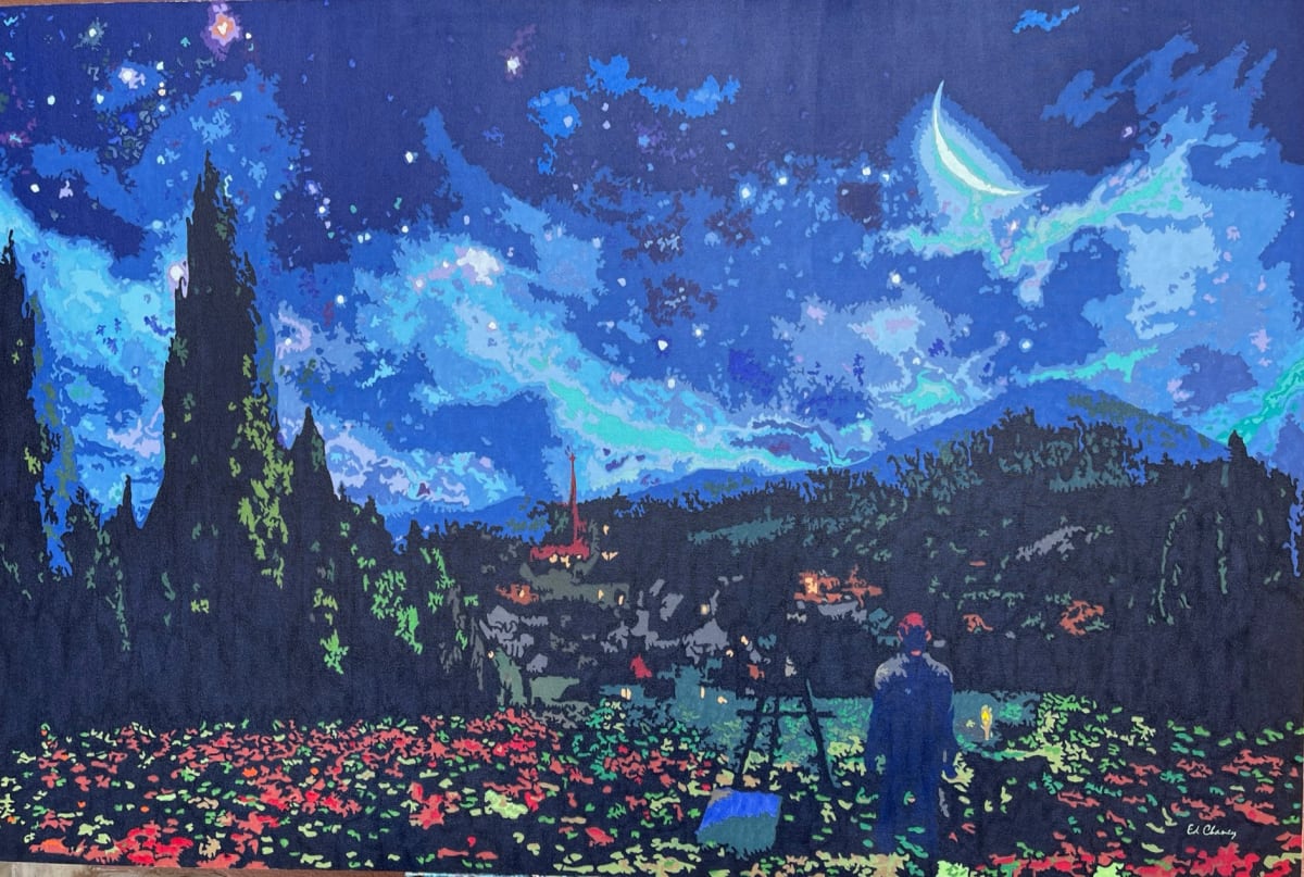 Storm Reveals the Starry Night by Ed Chaney 