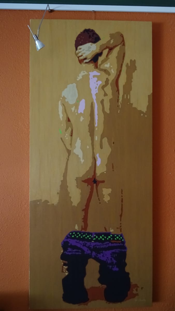 Purple Pants by Ed Chaney 