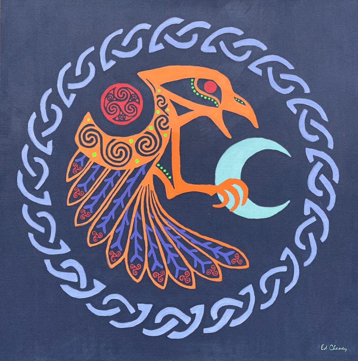 Raven Moon by Ed Chaney 