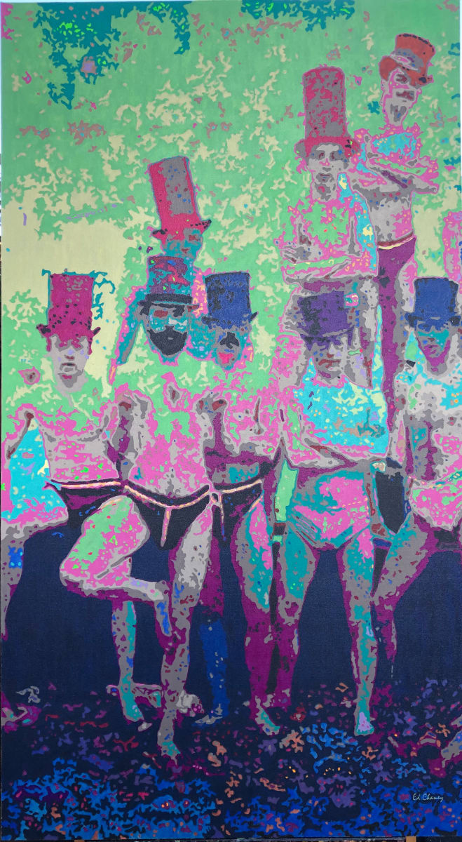 Manchester Top Hat Polor Bear Society by Ed Chaney, Image 1.