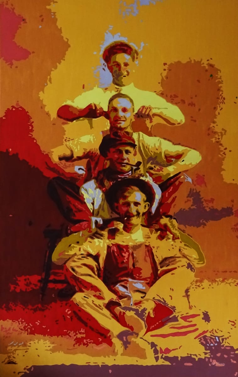 Totem Pole Gents by Ed Chaney 