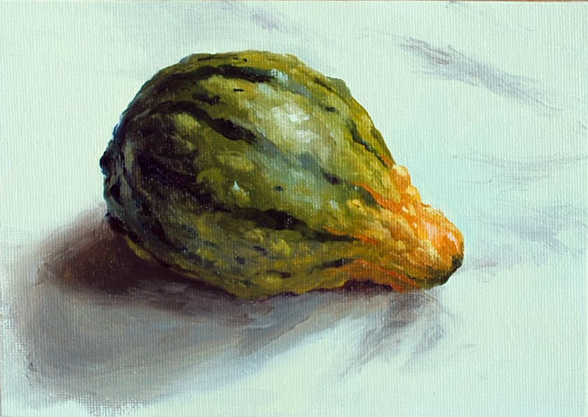 Study: Autumn Squash II by Sarah Marie Lacy  Image: Unframed