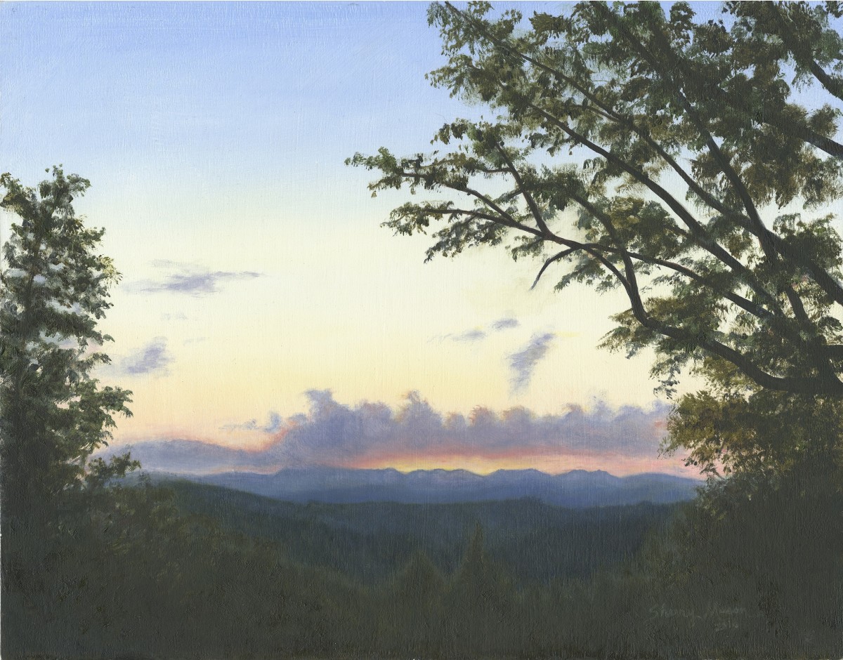 King's Last Light by Sherry Mason  Image: King's Last Light, 11" x 14" original oil on panel, © Sherry Mason