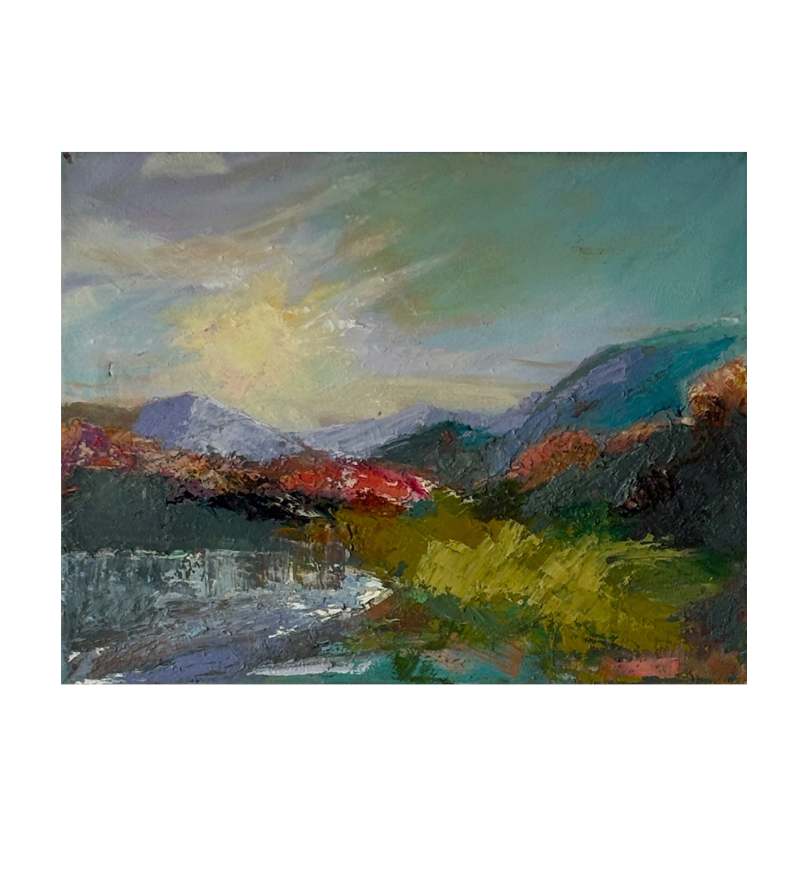 Textured Mountain by Holly Patton, Image 1.