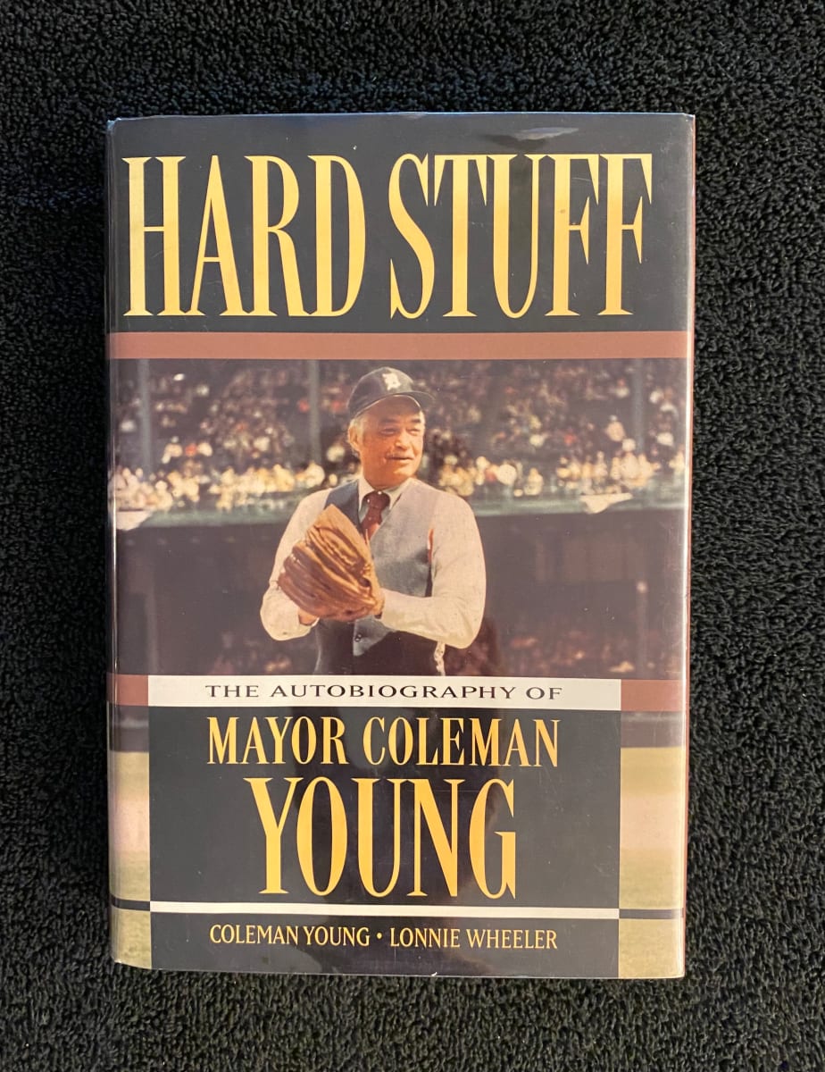 Mayor Coleman Young "Hard Stuff" signed 