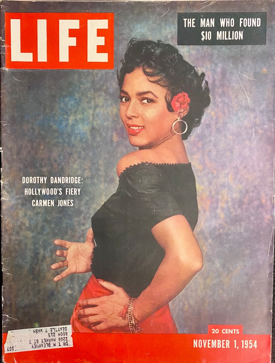 Life Magazine: Dorothy Dandridge "Hollywood's Fiery Carmen Jones" 