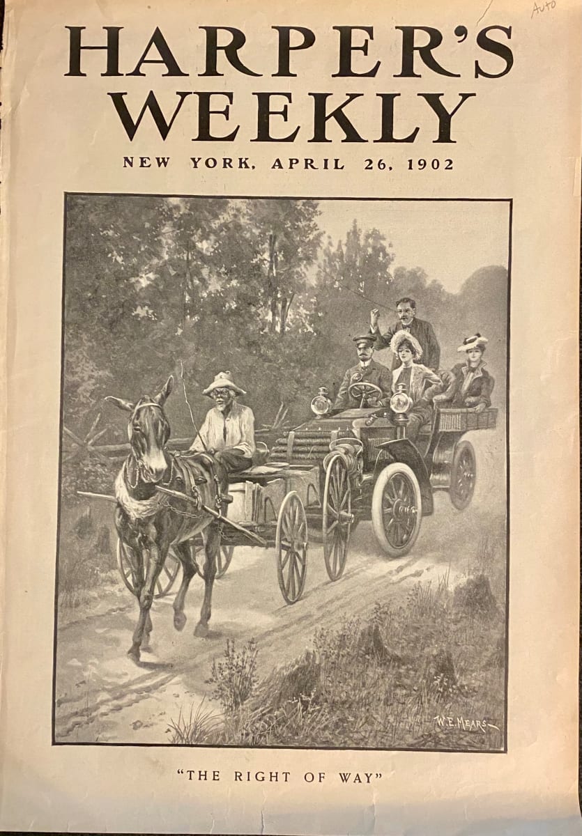 Harper's Weekly "The Right of Way" 