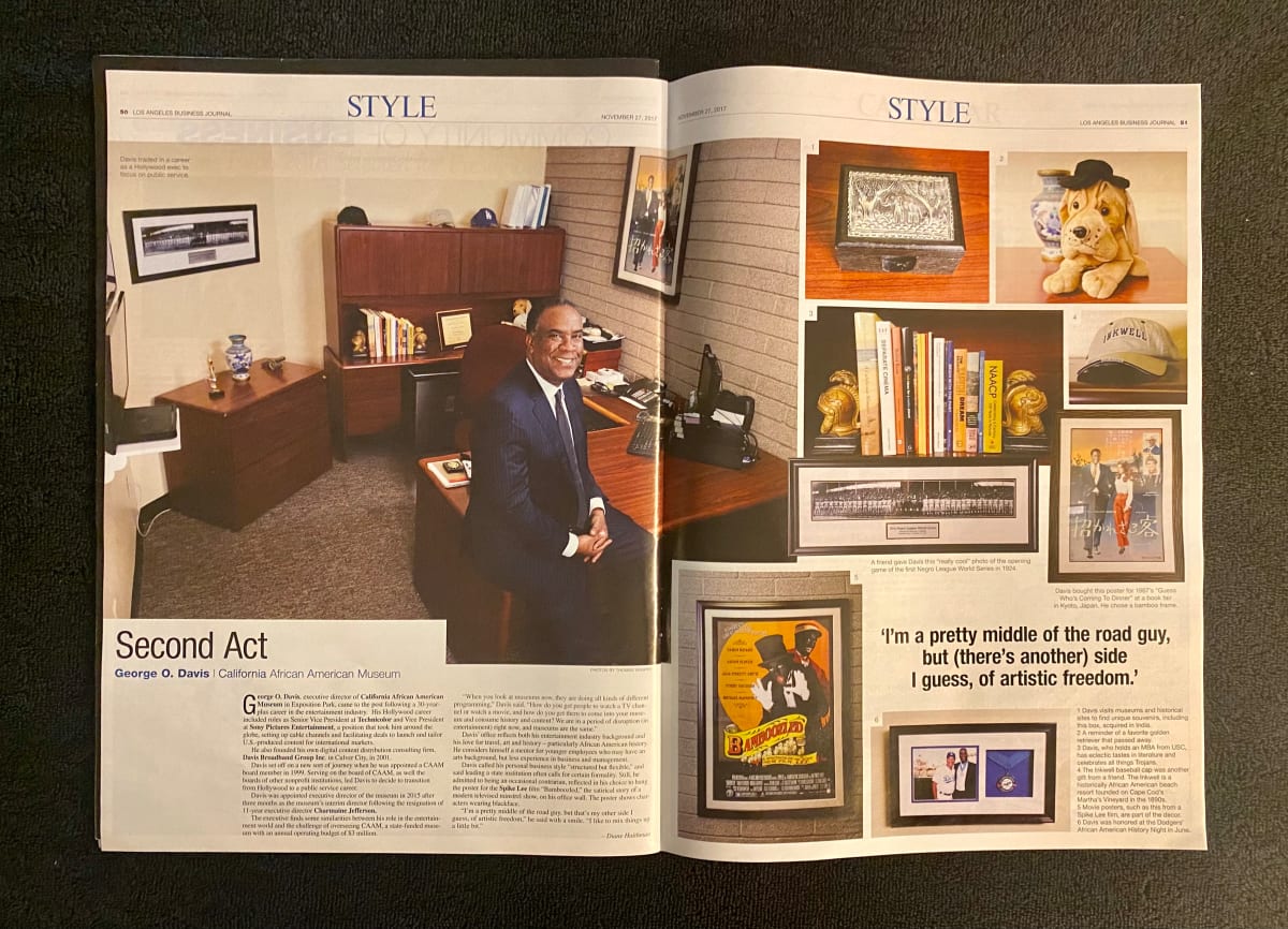 George Davis-LA Business Journal Profile, Image 1.