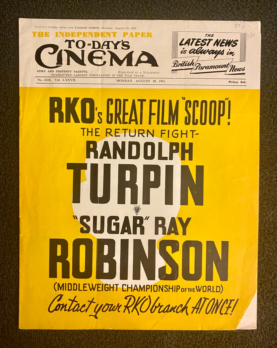 Sugar Ray Robinson  fight promotion 