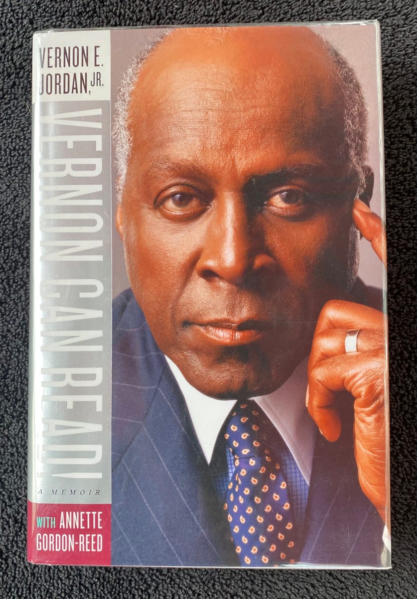 Vernon Jordan "Vernon Can Read" inscribed to George Davis 