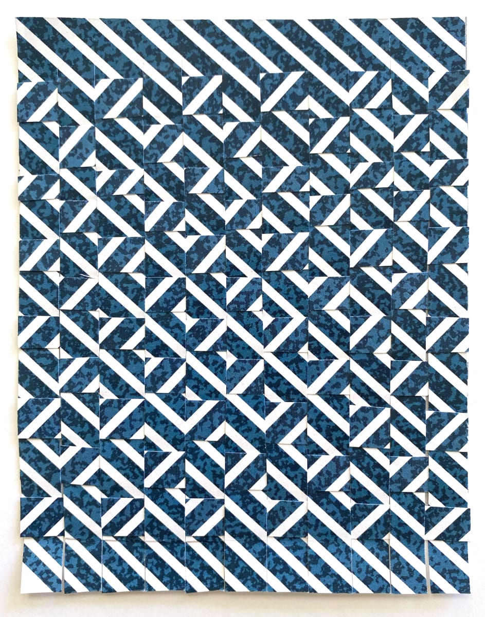 Melange Bias Detritus Weave by Anne M Bray 