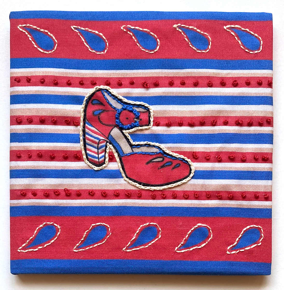 Fluevog Maier Embroidery by Anne M Bray 