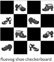 Fluevog Fluevog Four Style Checkerboard 