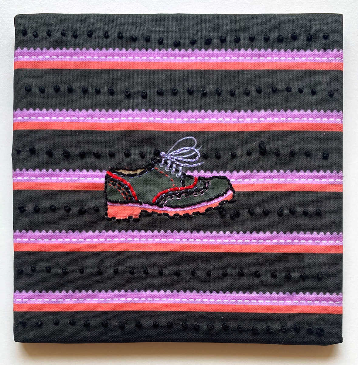 Fluevog Nate Embroidery by Anne M Bray 