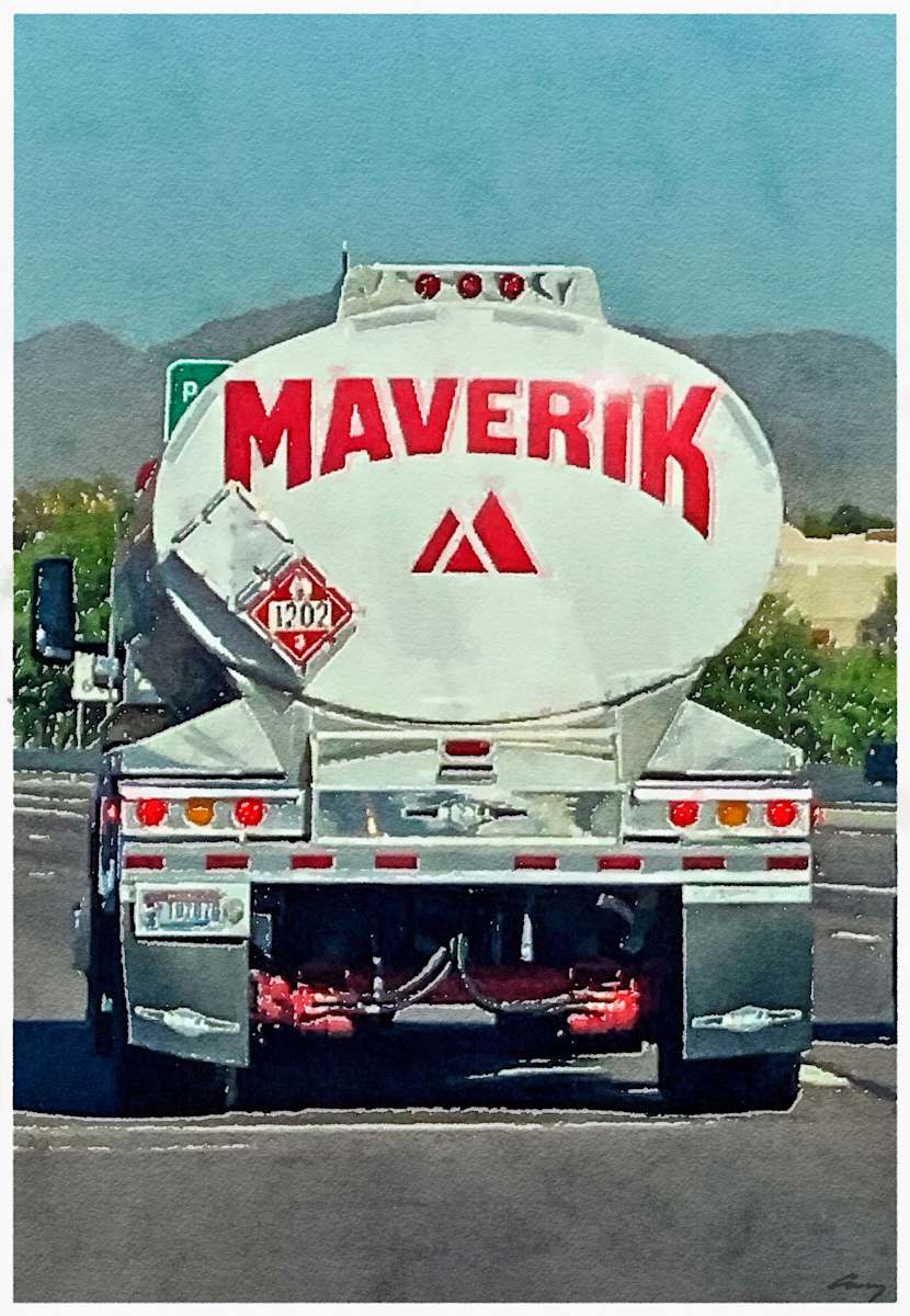 Maverik Truck, Arizona by Anne M Bray 