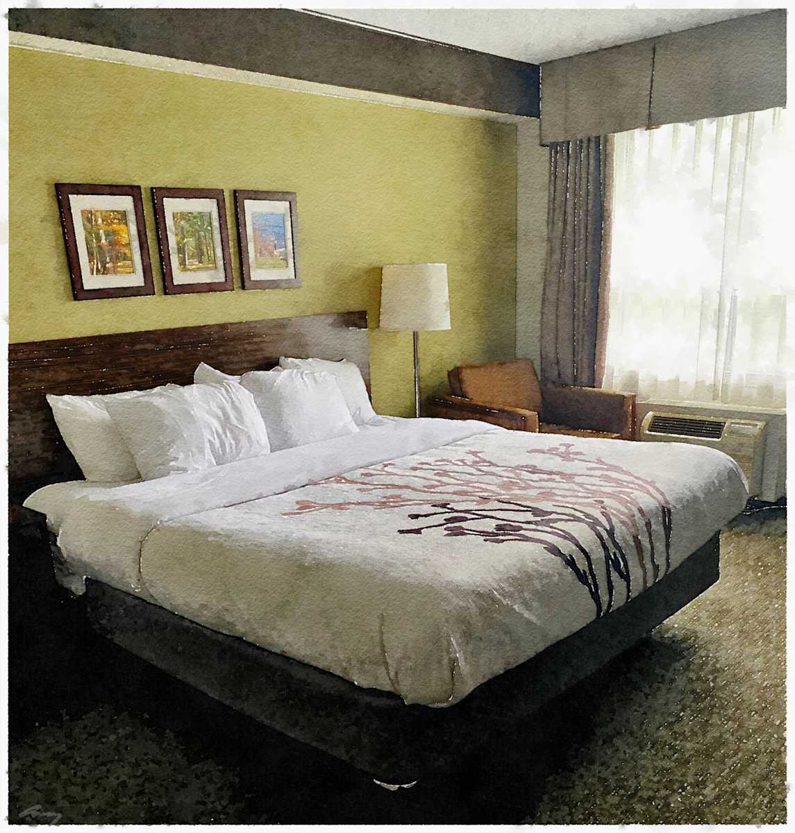 Sleep Inn, Saulte Ste Marie, Ontario by Anne M Bray 