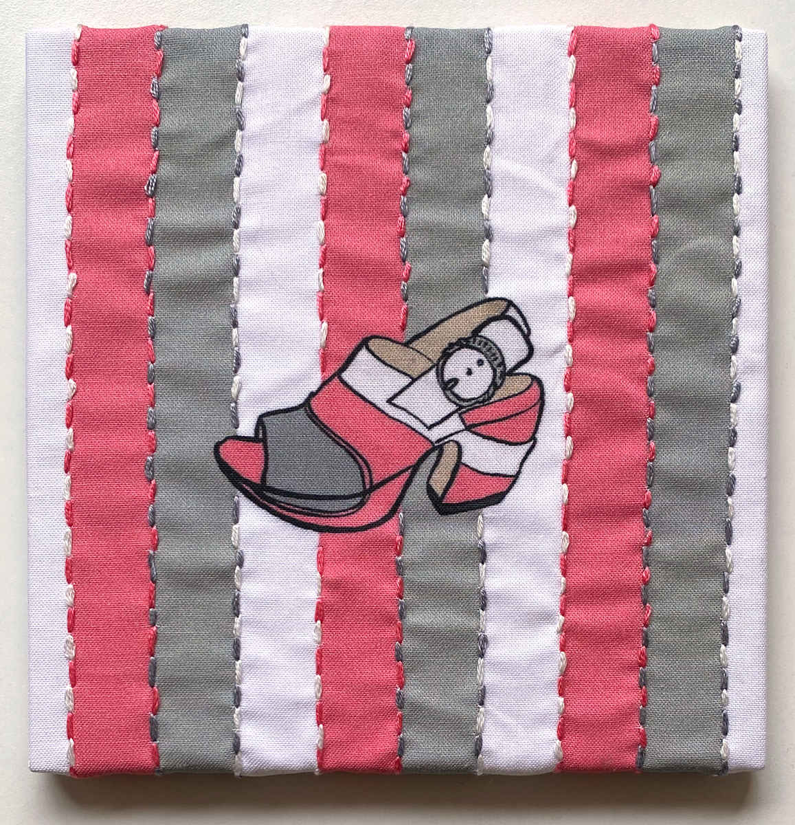 Fluevog Advisor Embroidery by Anne M Bray 