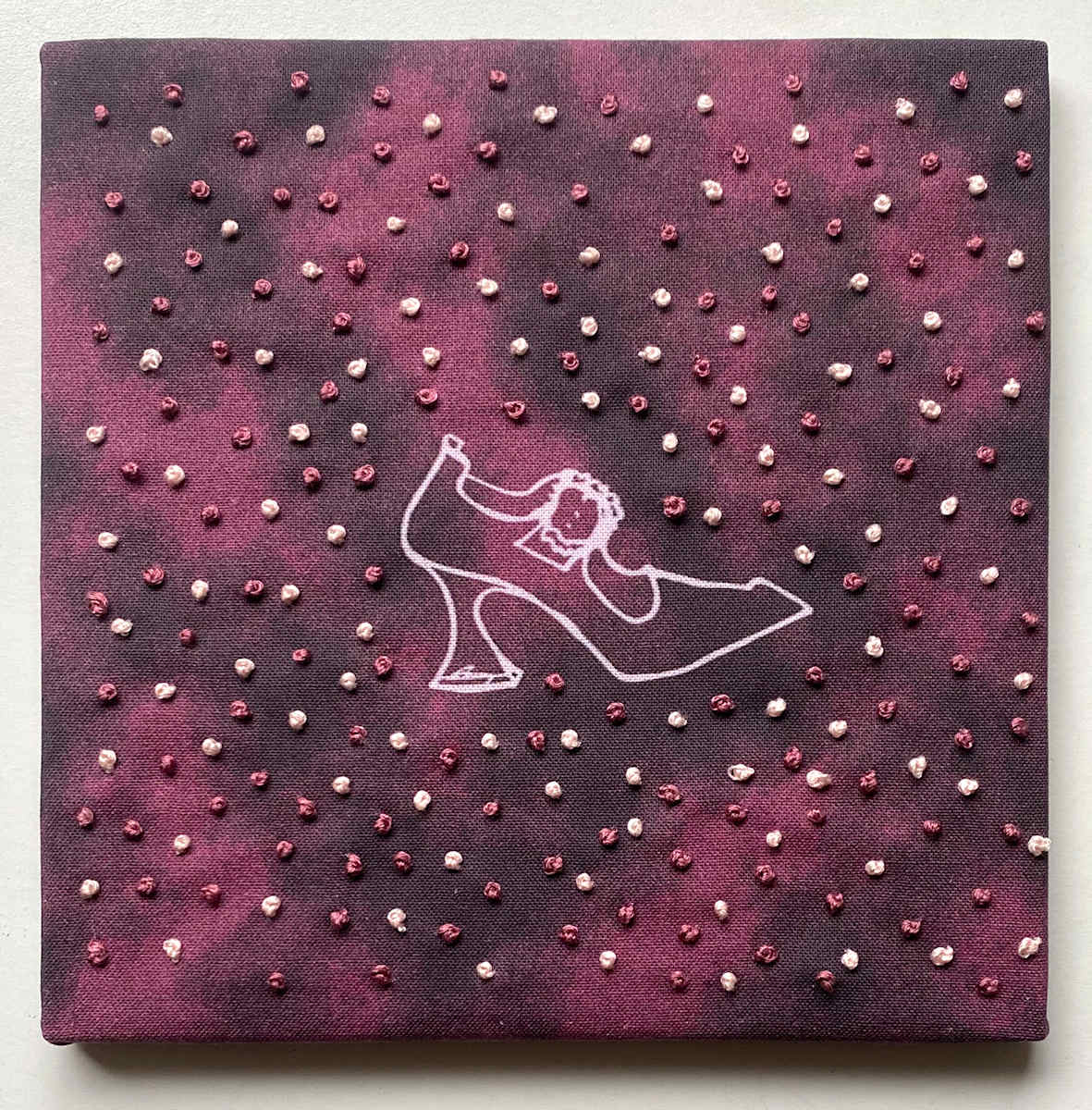 Fluevog Odette Embroidery by Anne M Bray 